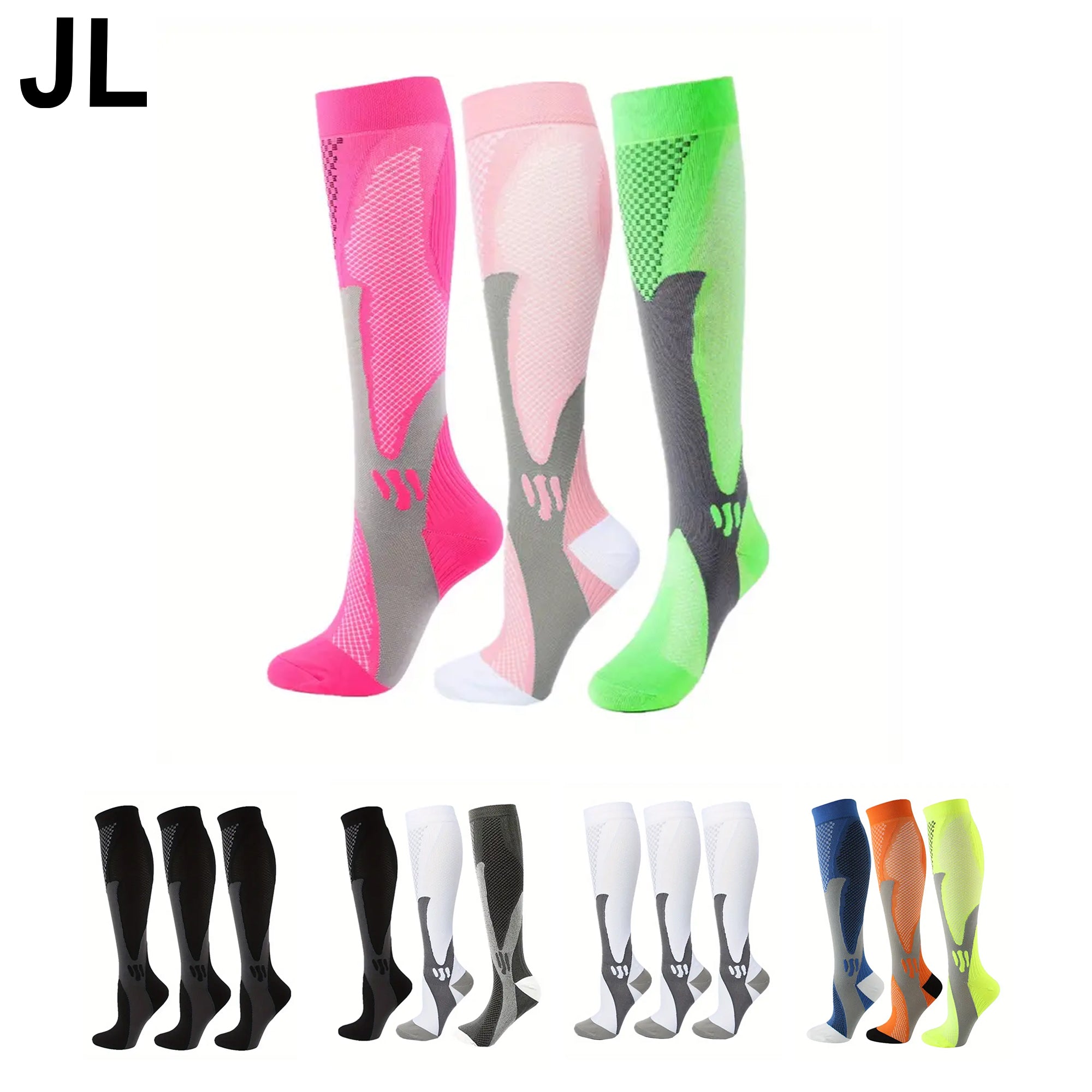 JL Knee-High Sports Socks