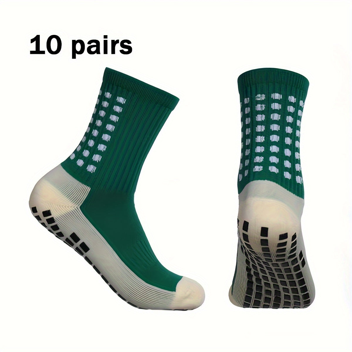 JL Men's Anti-Skid Silicone Athletic Socks