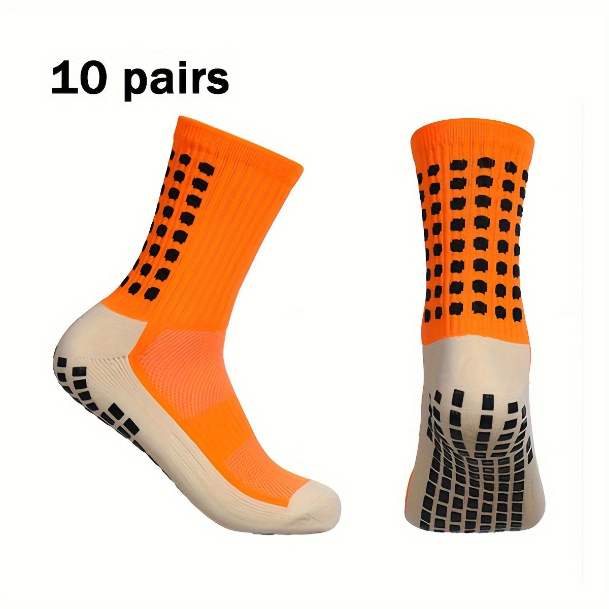 JL Men's Anti-Skid Silicone Athletic Socks