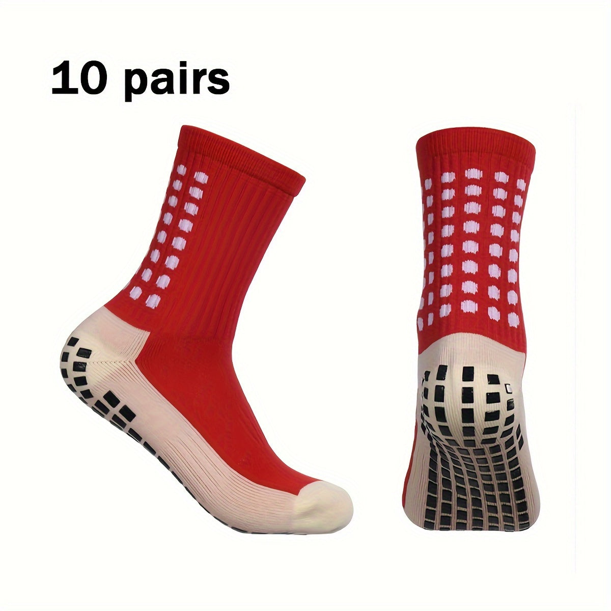 JL Men's Anti-Skid Silicone Athletic Socks