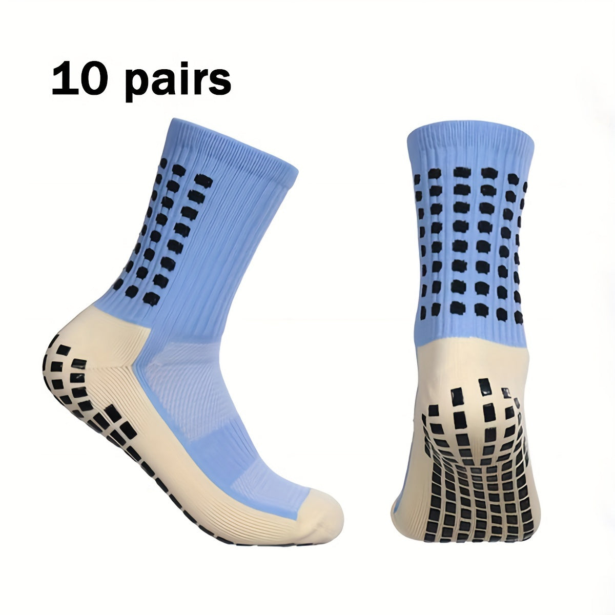 JL Men's Anti-Skid Silicone Athletic Socks