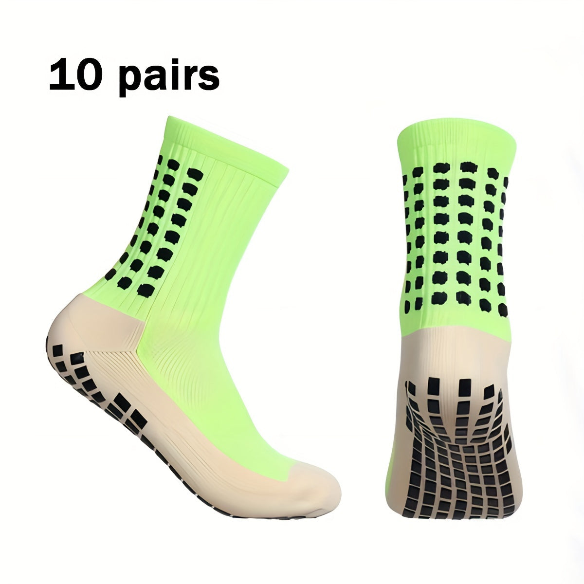 JL Men's Anti-Skid Silicone Athletic Socks