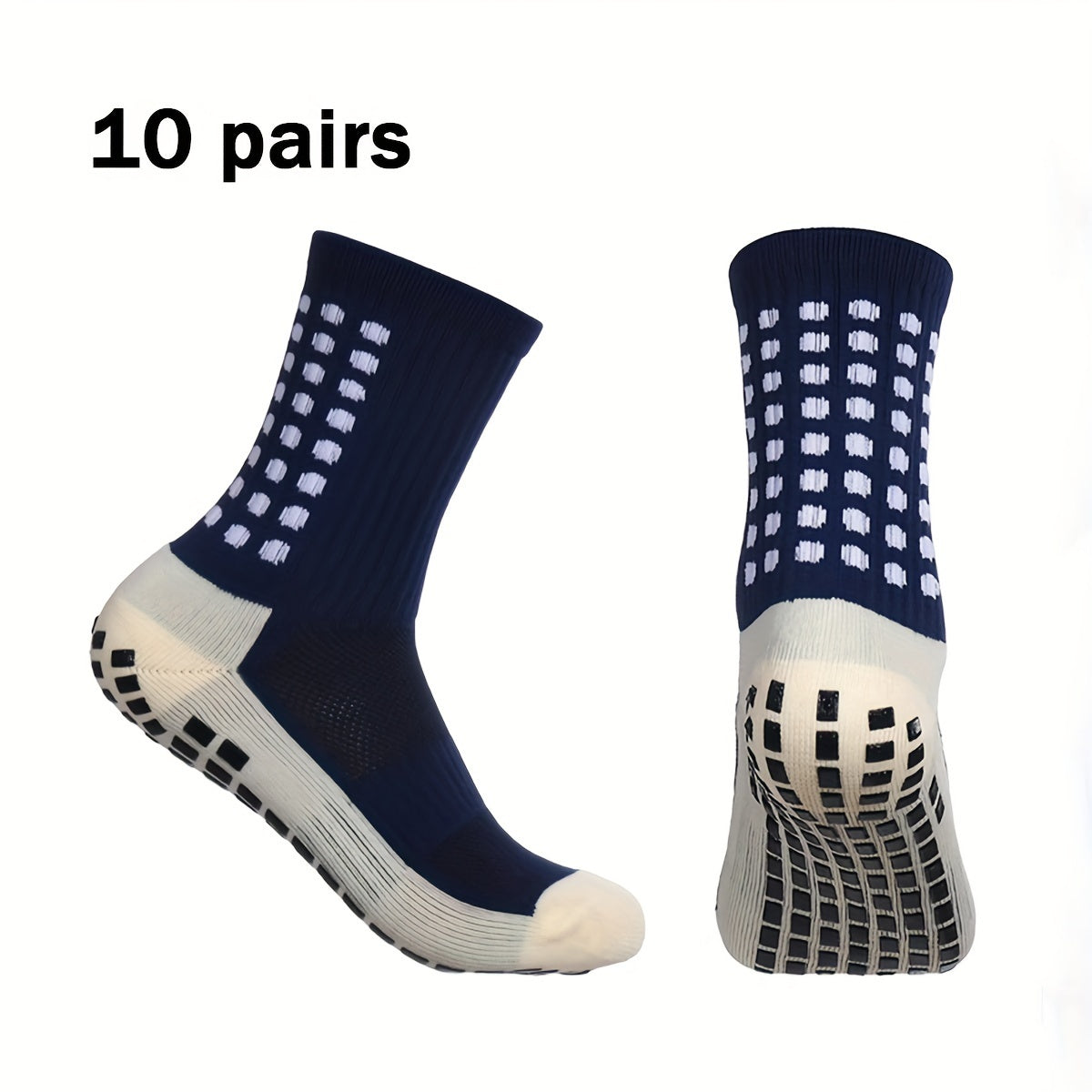 JL Men's Anti-Skid Silicone Athletic Socks